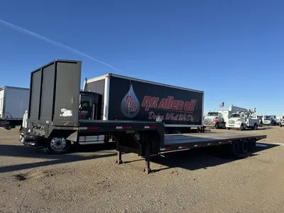 Used 2019 R&R TRAILER THREE AXLE STEP DECK Flatbed Trailers Minnesota US | Carco Truck & Equipment #1514220