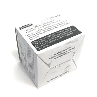NEW HOUSE LABELS REPLACEMENT LABEL ROLL GREEN 2-5/16" 300-LABELS