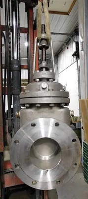6" Aloyco Stainless Steel Gate Valve Class 150 CF8M Rising Stem No Handle Used
