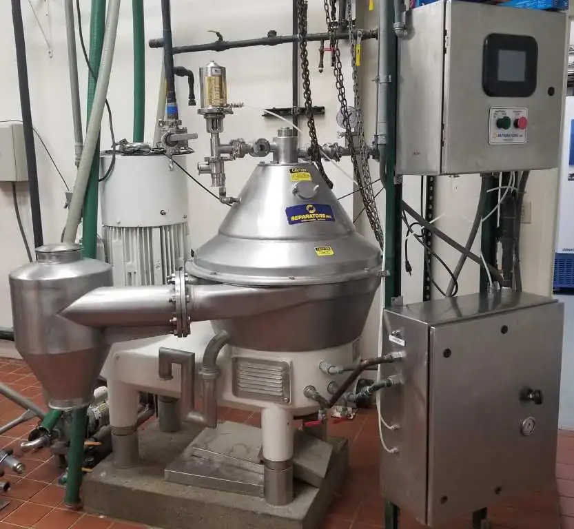 Westfalia SC 35-06-177 Hydrostop clarifier centrifuge, 316SS.