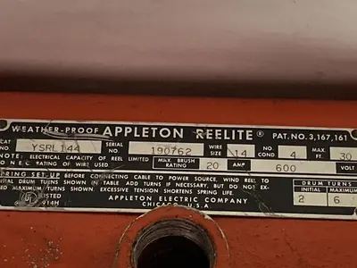 Used APPLETON YSRL144 Miscellaneous Equipment (Electrical & Power) Ohio US | Surplus Asset Holdings #1209752
