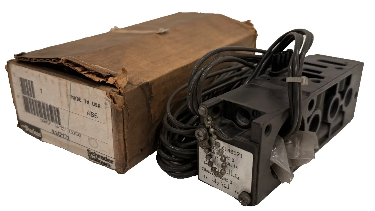 NEW PARKER K142171 PNEUMATIC MANIFOLD W/72" LEADS