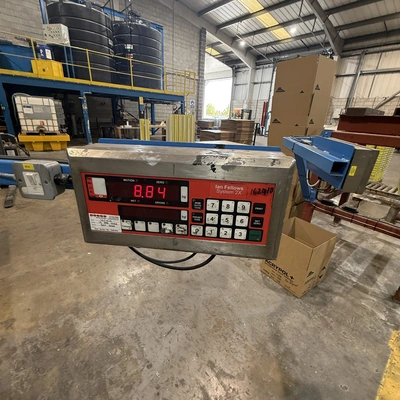 IBC decanting stations with Ian Fellows System 2X Scales to fill upto 20 L