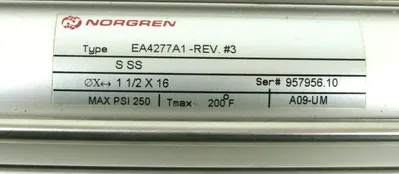 NEW NORGREN EA4277A1 PNEUMATIC CYLINDER