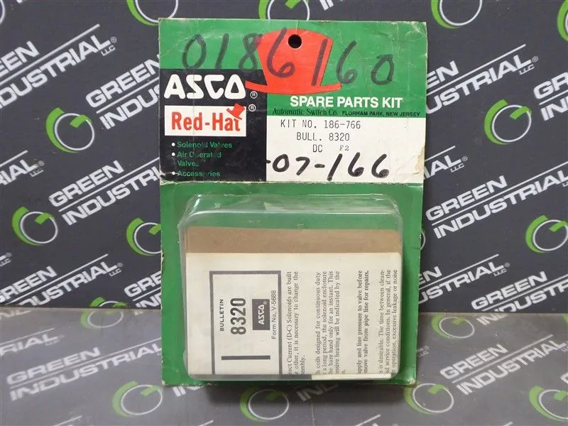 ASCO 186-766 Solenoid Valve Spare Parts Kit New NIB
