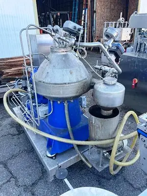 Alfa-Laval CLARA 80 VNPX 507 SGD-31GC clarifier skid, 316SS.