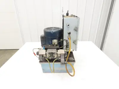 Vektek Vector Flo Hydraulic Manual Workholding Pump Power Pack 2.5gal 5000psi