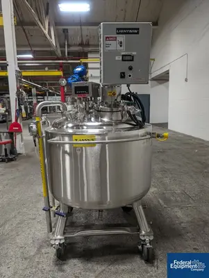 USED Precision 250 Liter Precision Stainless Reactor, 316L S/S, 45/100#