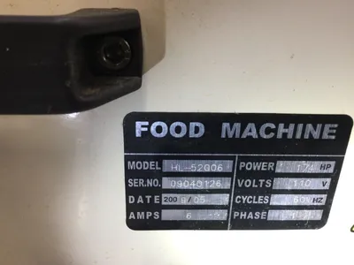 167-0229 Omcan USA HL-52006 Countertop Bread Slicer