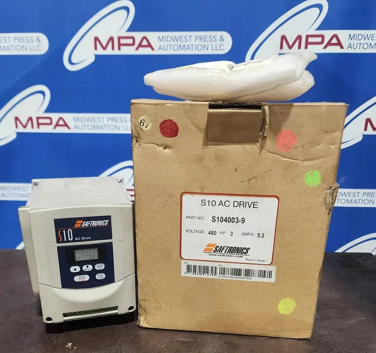 New | in-Stock SAFTRONICS S104003-9 Variable Speed Drives Michigan US | Midwest Press and Automation #1334563