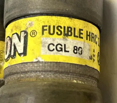 Used BUSSMANN CGL80 Miscellaneous Equipment (Electrical & Power) | Surplus Asset Holdings #1190626