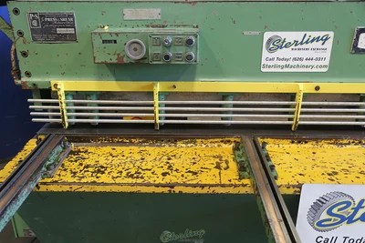 Used DI-ACRO 10FTX1/8IN Power Squaring Shears (Gauge) California US | Sterling Machinery Exchange #1467182