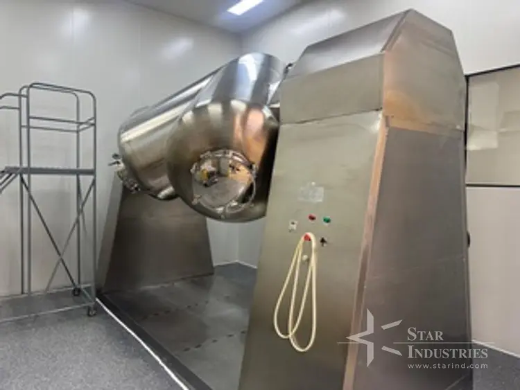 Used 2018 JIANGSU HANYOUNG VH 3000 Double Cone - V Mixers California US | Star Industries #1254571