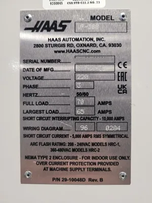 2024 HAAS VF-3SS CNC Milling | MD Equipment Services LLC (31)