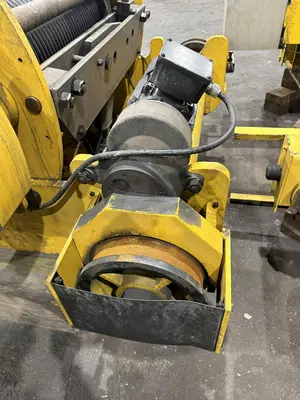 25 TON P&H OVERHEAD BRIDGE CRANE HOIST, NEW 1998, 66" GAUGE: YOBRO #24847