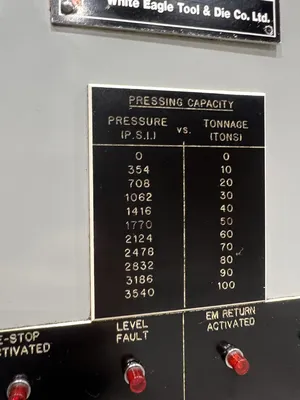 USED 1992 EAGLE EAGLE PH2-100-104-63 PRESS