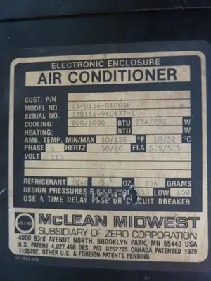 USED MCLEAN MIDWEST 13-0116-G1003E