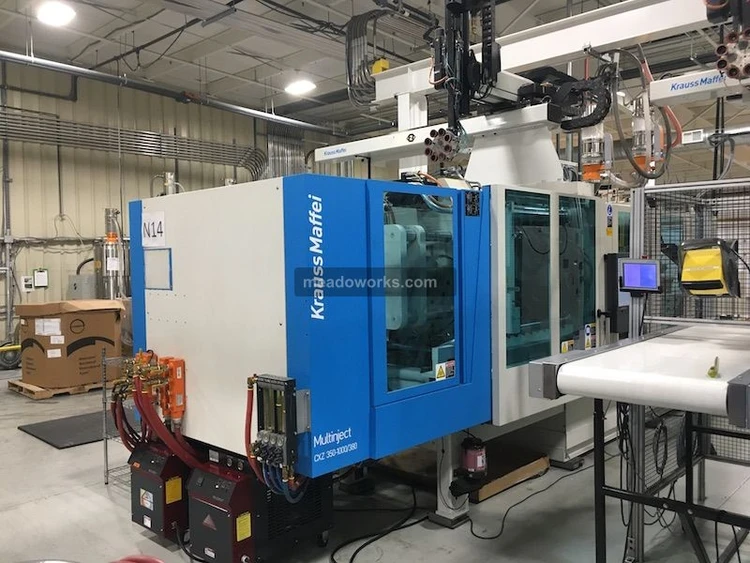 Used 2014 Krauss Maffei Multinject CXZ 350-1000/380 - 2-Shot Injection Molding Machines Illinois US | Meadoworks #1514490