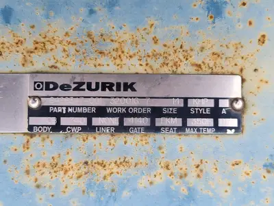 USED DEZURIK 9498347-001