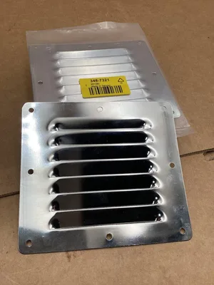 Haas Stainless Grill Vent 348-7321 5”X 5” 481390; 8 hole -NOS