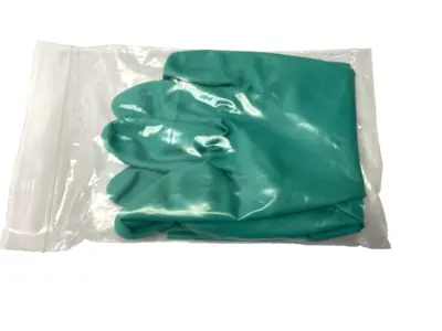 USED ANSELL ALPHATEC SOLVEX CHEMICAL RESISTANT NITRILE GLOVES XL LOT OF 8