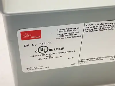 New | in-Stock HOFFMAN NVENT LAY-IN WIREWAY SECTION STRAIGHT HINGED COVER GRAY Miscellaneous MRO | Maverick Industrial Sales #1121482
