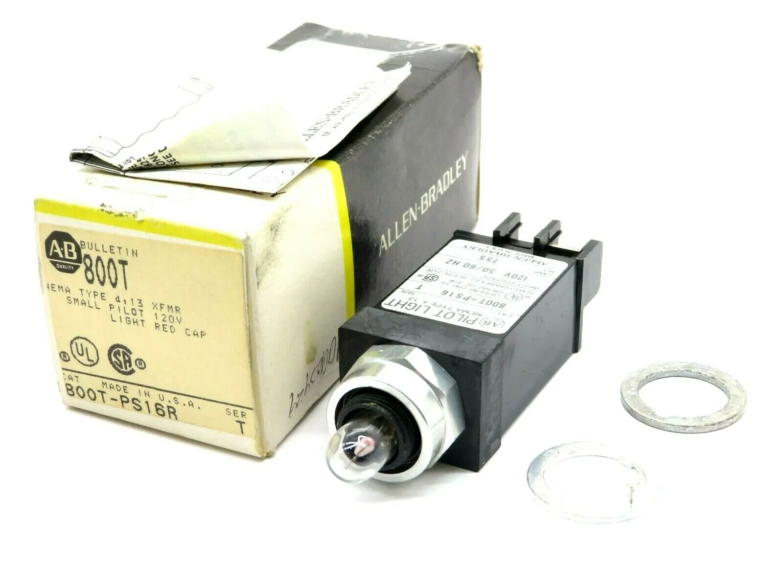 NEW ALLEN BRADLEY 800T-PS16R PILOT LIGHT SER T 800TPS16R 800TPS16