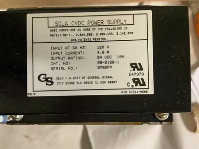 New | in-Stock SOLA 28-2126-1 Miscellaneous Equipment (Electrical & Power) | Surplus Asset Holdings #1188419