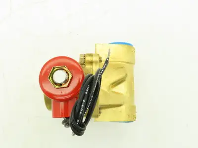 Skinner 2LF2HB6127 Brass Solenoid Valve 2-Way NC 120V 125 PSI Steam 1" NPT