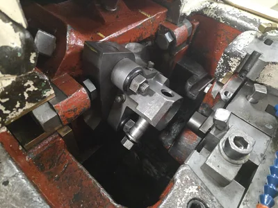 National Machinery .420" Double Stroke Roller Header; Cutoff Diameter: .420", PPM: 200, Max Cutoff