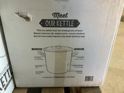Used LOT OF (6) BREWMASTER 8.5 GALLON STAINLESS STEEL BREW KETTLES Brewing Equipment Michigan US | Miedema Asset Management Group #1580112