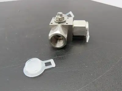 Flow Tek BSSP1015NFS-EP-ACT  3-Way Stainless Ball Valve 1/2"NPT 6000psi 316SS
