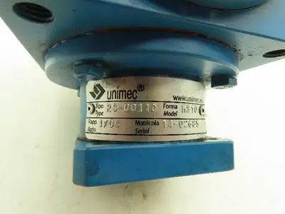 Unimec MS10 RS-00110 Bevel Drive Gearbox 4:1 Reducer IEC Metric Hollow Input