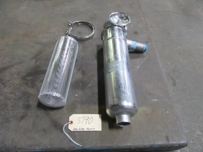 Bag Filter Housing,  stainless steel, 4" x 12".