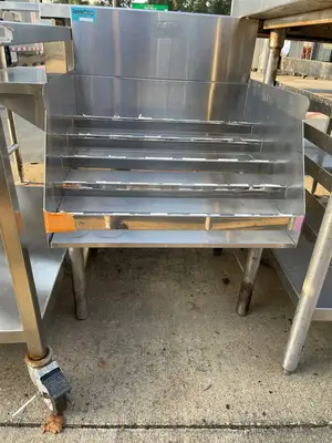 Used Supreme Metal Used 24" Supreme Metal Stainless Steel Bottle Rack - SS222 Racks/Shelving Illinois US | Falcon Restaurant Supply #1376001