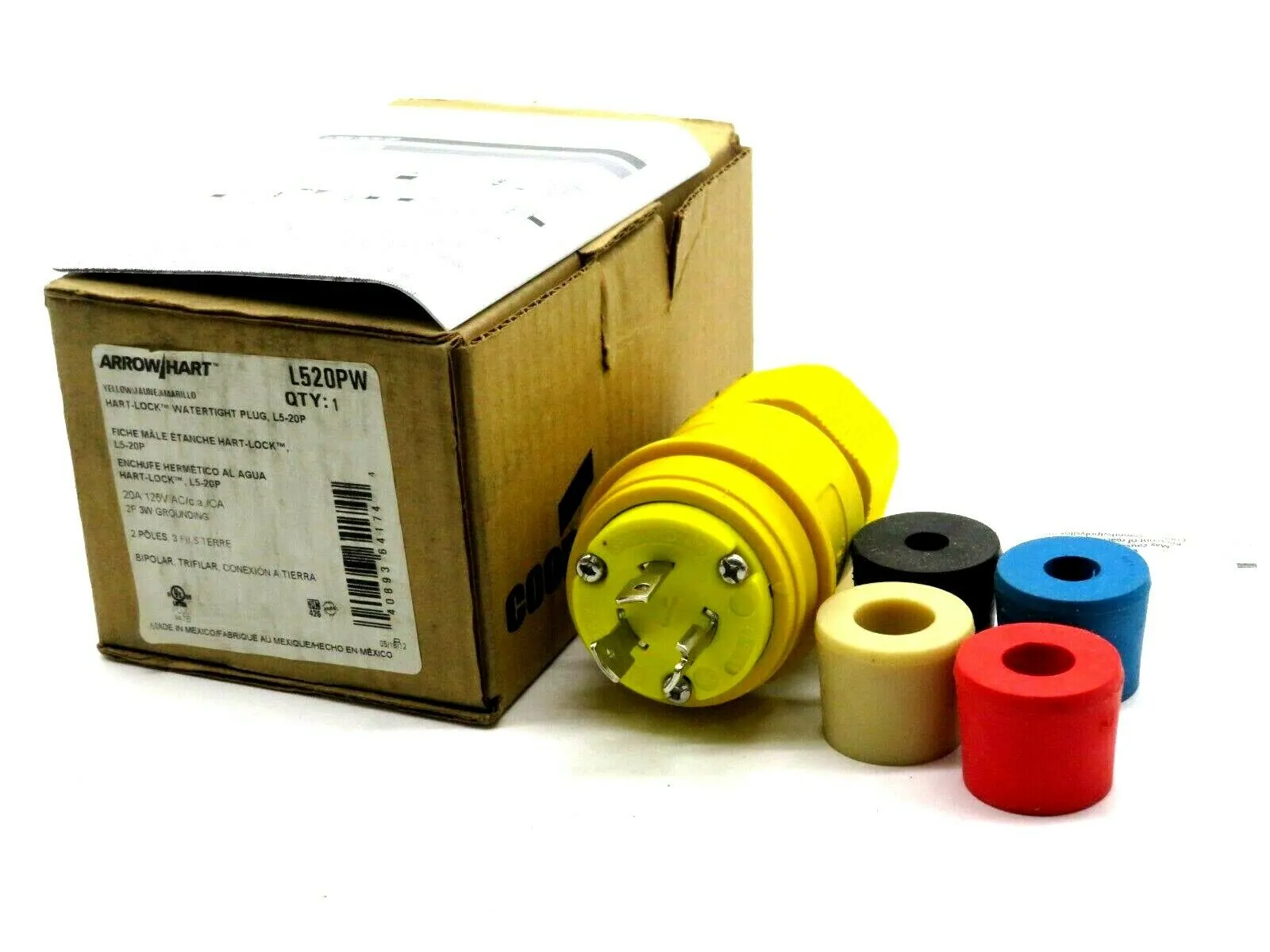 NEW ARROW HART L5-20PW WATERTIGHT PLUG L520P