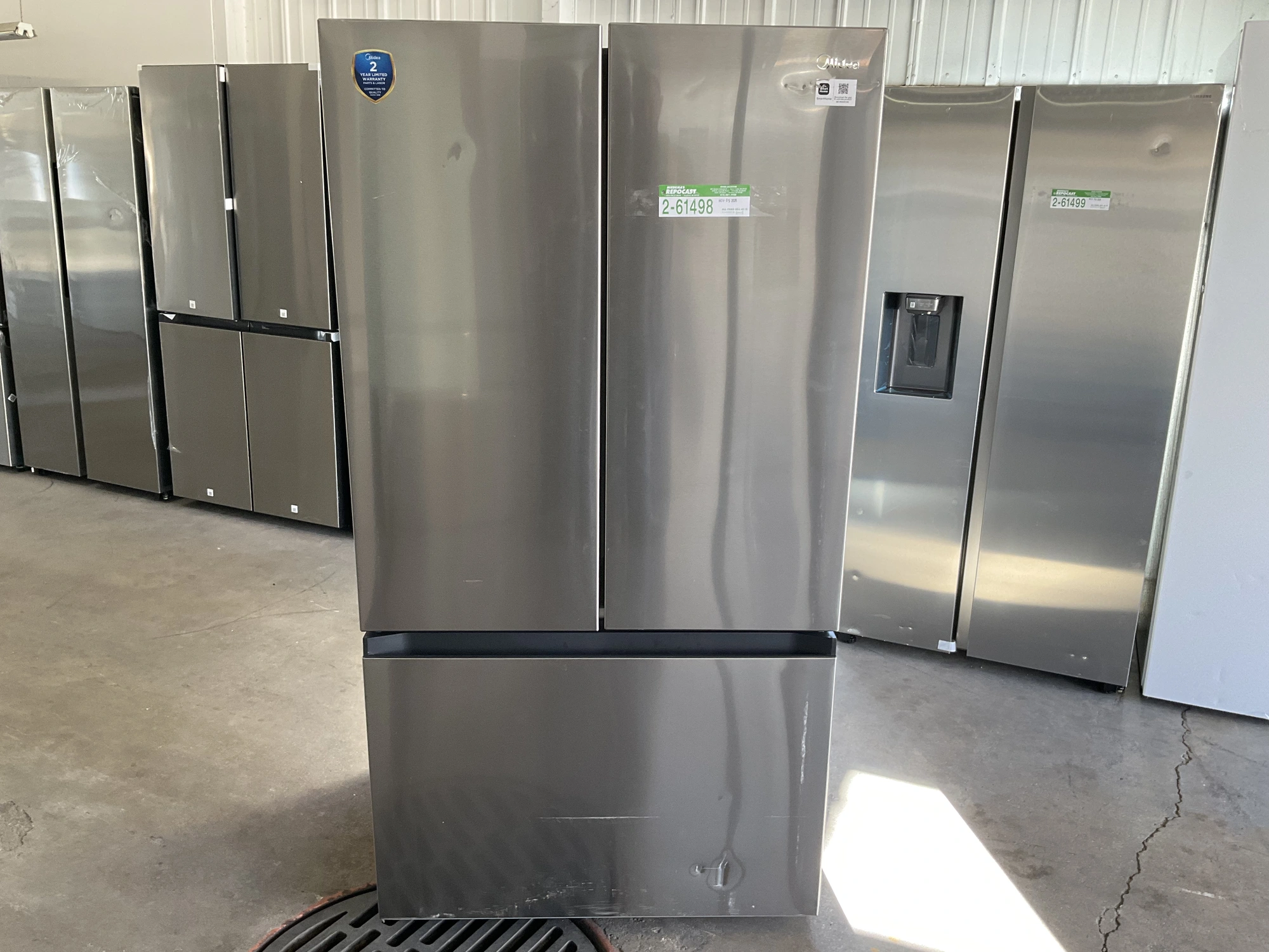 Used MIDEA MRF27I6BST Refrigerators Michigan US | Miedema Asset Management Group #1769146