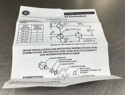 Used GENERAL ELECTRIC CR104PBL11E5P8 Relays & Switches South Carolina US | Palmetto Automation #1502869