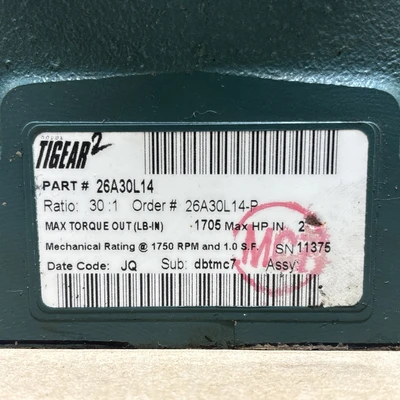 Used DODGE TIGEAR 26A30L14 Gearboxes Indiana US | J&J Industrial Supply #1427143