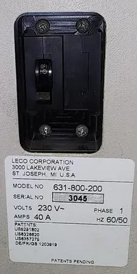 Item# L200 Leco TC40 Nitrogen/Oxygen Determinator