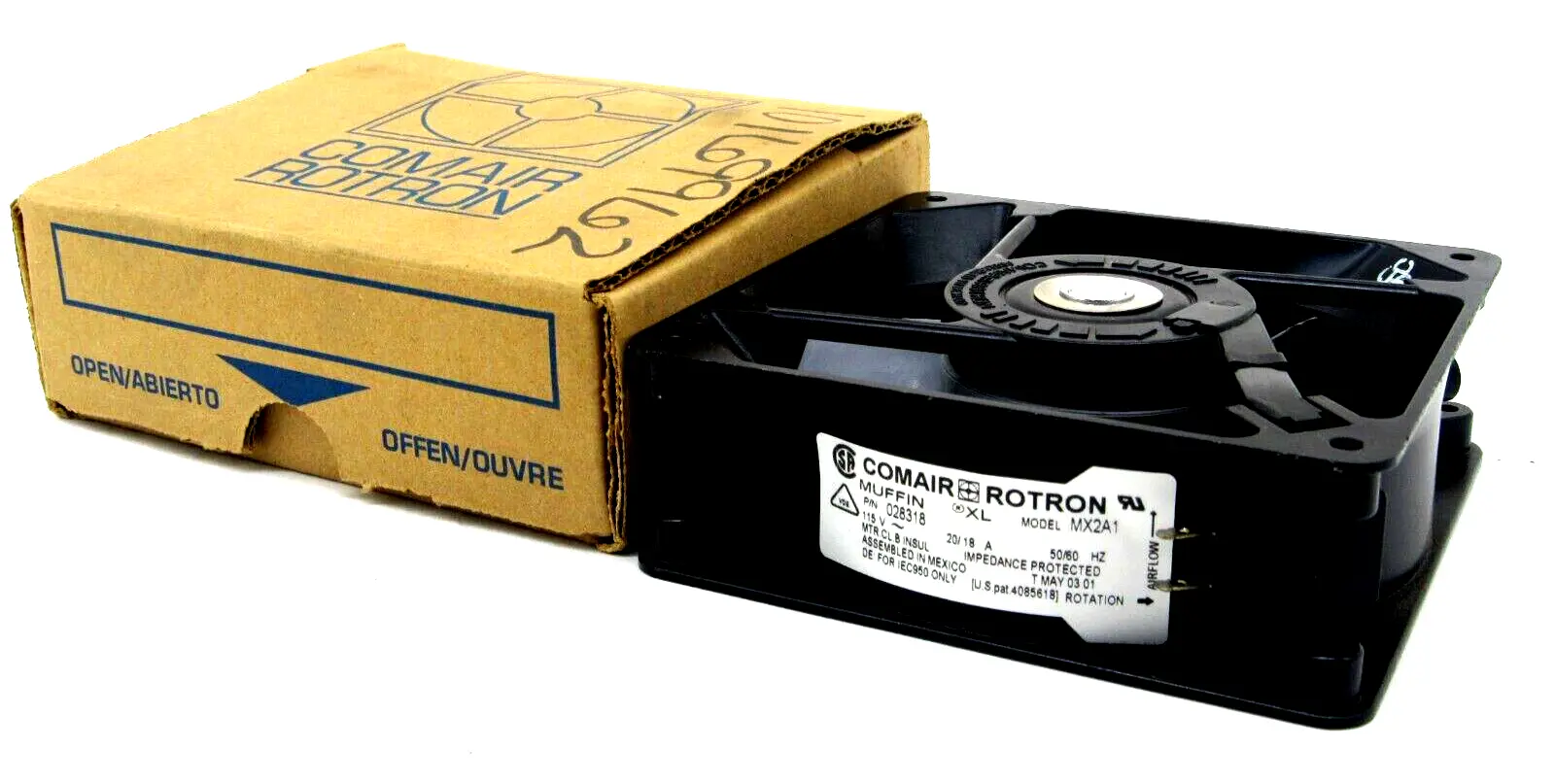 NEW COMAIR ROTRON MX2A1 AXIAL FAN