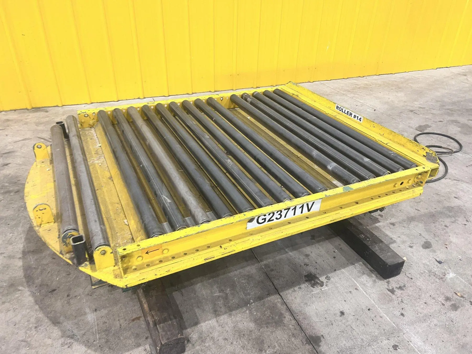 60" X 48" 4000 LB ECONO LIFT HYDRAULIC SCISSOR LIFT TABLE WITH ROTARY TOP: STOCK #20957
