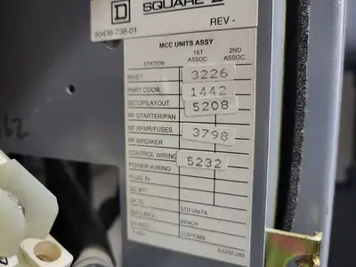 USED SQUARE D MODEL 6