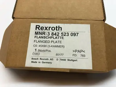 New | in-Stock REXROTH 45X90 FLANGED PLATE Miscellaneous MRO | Maverick Industrial Sales #1121975