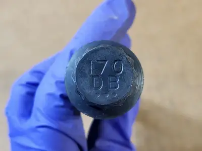 1-1/8" 12 Point Flange Bolt DB 170 WB1154
