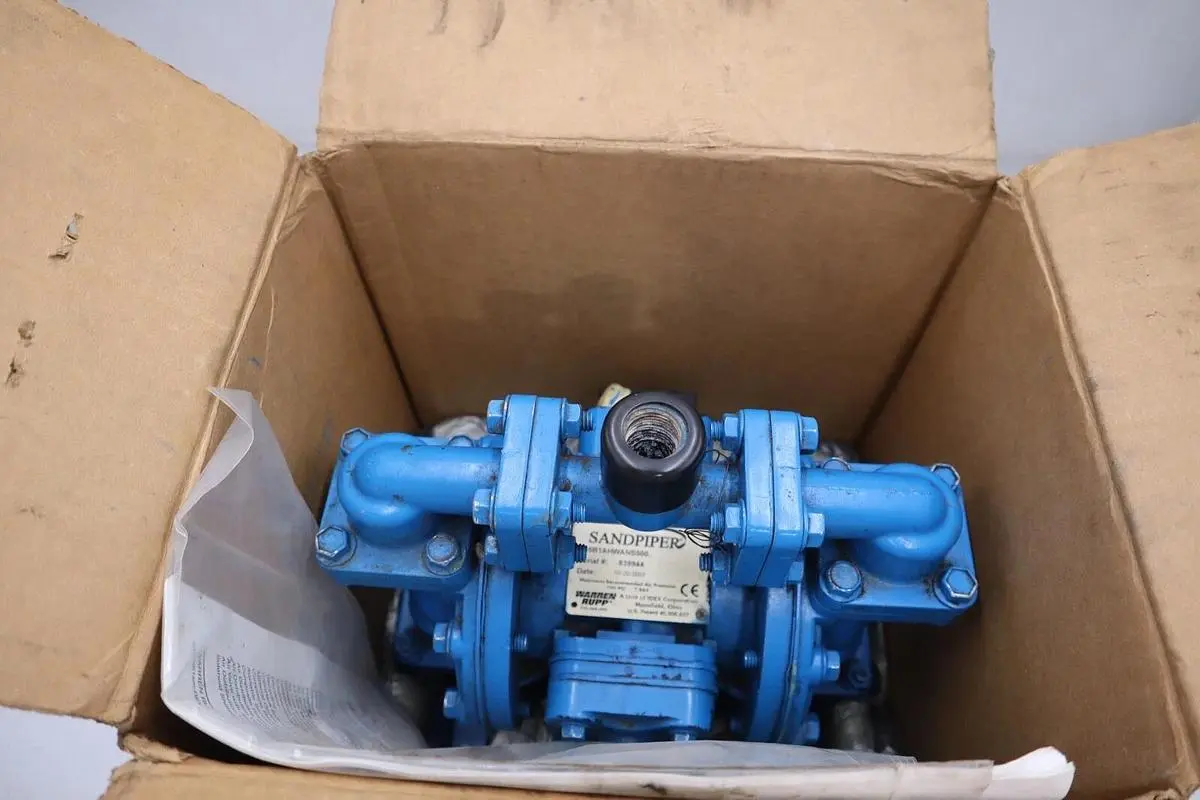SANDPIPER WARREN RUPP ALUMINUM S05B1AHWANS000 METALLIC BALL VALVE STK H229