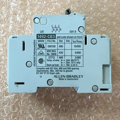 NEW Allen Bradley 1492-CB3 G300