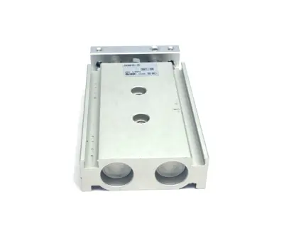 CXSM15-25 | SMC  Dual Rod Pneumatic Guided Cylinder 15mm Bore 25mm Stroke - Used