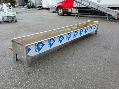 Stainless Steel Water Bath 159 x 22.5 x 23 in.