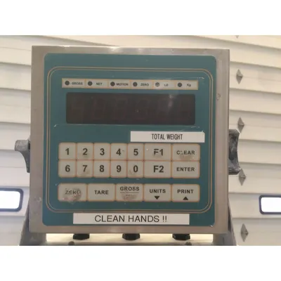 Used SANCO Precision resin batching equipment dual batch pumps and mix pots
